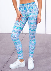 Blue turquoise and pink pattern inspired by Tidepools by Sea Spell